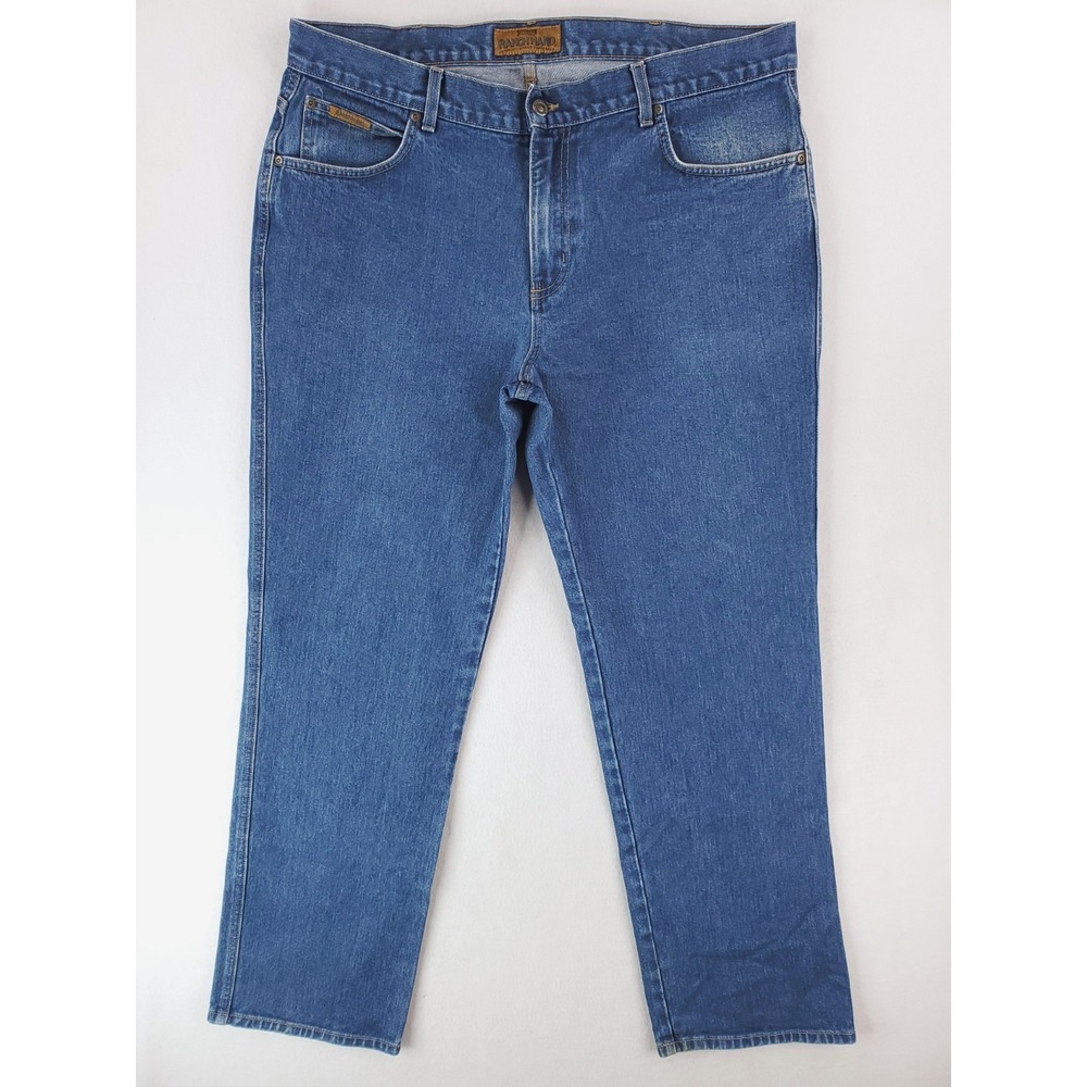 Schaefer Ranch Hand Jeans Mens‎ 40x34 Blue Reserve Dungarees Relaxed Bootcut